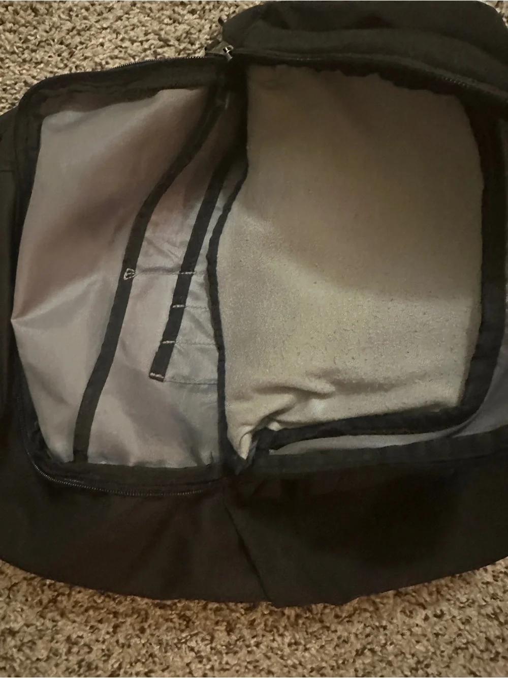 Under Armour Black Backpack with Storm Water-Resistant Front Panel